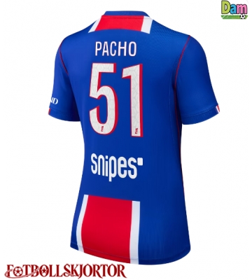 Paris Saint-Germain Willian Pacho #51 Hemmatröja Dam 2026-27 Kortärmad
